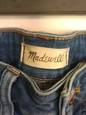 Madewell Skinny High-Rise Chunky Jeans in Blue Wash